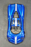 2014 Hot Wheels Showroom All Stars Pagani Huayra Blue Die Cast Toy Car Vehicle - Treasure Valley Antiques & Collectibles