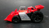 2015 Hot Wheels City Works Speed Dozer Red Bulldozer Die Cast Toy Construction Vehicle Equipment - Treasure Valley Antiques & Collectibles