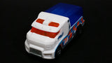 2014 Hot Wheels City Rescue Rapid Response Ambulance White Die Cast Toy Car Emergency Rescue Vehicle - Treasure Valley Antiques & Collectibles