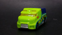 2014 Hot Wheels City Rescue Rapid Response Ambulance Lime Green Die Cast Toy Car Emergency Rescue Vehicle - Treasure Valley Antiques & Collectibles