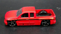 2015 Hot Wheels Showroom Then and Now Chevy Silverado Truck Red Die Cast Toy Car Vehicle - Treasure Valley Antiques & Collectibles