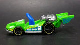 2014 Hot Wheels Race Track Aces Let's Go Bright Green Die Cast Toy Car Go Kart Vehicle - Treasure Valley Antiques & Collectibles