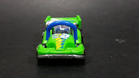 2014 Hot Wheels Race Track Aces Let's Go Bright Green Die Cast Toy Car Go Kart Vehicle - Treasure Valley Antiques & Collectibles