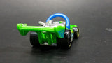 2014 Hot Wheels Race Track Aces Let's Go Bright Green Die Cast Toy Car Go Kart Vehicle - Treasure Valley Antiques & Collectibles