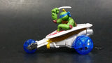 2014 Viacom Playmates TMNT Teenage Mutant Ninja Turtles Leonardo with a Katana Die Cast Toy Car Vehicle - Treasure Valley Antiques & Collectibles