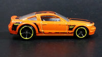 2014 Hot Wheels City 2005 Ford Mustang GT Orange Die Cast Toy Car Vehicle - Treasure Valley Antiques & Collectibles