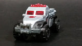 2014 Matchbox Heroic Rescue Road Raider MBX Police Silver Black Die Cast Car Toy Off-Road Emergency Vehicle