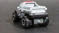 2014 Matchbox Heroic Rescue Road Raider MBX Police Silver Black Die Cast Car Toy Off-Road Emergency Vehicle