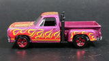 2015 Hot Wheels Workshop Heat Fleet '78 Dodge Li'l Red Express Pickup Truck Purple Die Cast Car Toy Vehicle