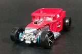 2014 Hot Wheels Trackin' Trucks: Road Roller Bone Shaker Red Die Cast Toy Car Hot Rod Vehicle