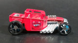 2014 Hot Wheels Trackin' Trucks: Road Roller Bone Shaker Red Die Cast Toy Car Hot Rod Vehicle