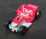 2014 Hot Wheels Trackin' Trucks: Road Roller Bone Shaker Red Die Cast Toy Car Hot Rod Vehicle