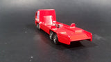 Vintage Majorette Transporteur Semi Truck Rig "Racing Team" Red Die Cast Toy Car Vehicle - Treasure Valley Antiques & Collectibles