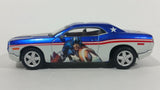 HTF 2010 Maisto Marvel Universe Power Racers Captain America Dodge Challenger Concept Pullback Friction Motorized Die Cast Toy Car Vehicle