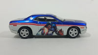 HTF 2010 Maisto Marvel Universe Power Racers Captain America Dodge Challenger Concept Pullback Friction Motorized Die Cast Toy Car Vehicle - Treasure Valley Antiques & Collectibles