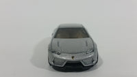 2014 Hot Wheels Showroom All Stars Lamborghini Estoque Sedan Silver Grey Die Cast Toy Luxury Car Vehicle - Treasure Valley Antiques & Collectibles