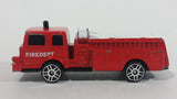 Maisto Denver Pumper Truck Red Fire Engine Die Cast Toy Car Emergency Rescue Vehicle