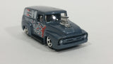 2010 Hot Wheels HW Performance 1956 Ford Truck Champion Spark Plugs Grey Die Cast Toy Car Hot Rod Vehicle