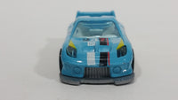 2012 Hot Wheels Thrill Racers Race Course 24 / Seven Light Blue Die Cast Toy Race Car Vehicle - Treasure Valley Antiques & Collectibles