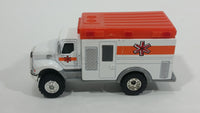 2012 Funrise Tonka Hasbro Ambulance Paramedics White Die Cast Toy Car Emergency Rescue Vehicle