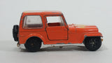 Vintage Jeep CJ-7 Orange Die Cast Toy Car Vehicle with Opening Doors - Treasure Valley Antiques & Collectibles