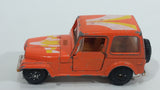 Vintage Jeep CJ-7 Orange Die Cast Toy Car Vehicle with Opening Doors - Treasure Valley Antiques & Collectibles