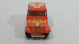Vintage Jeep CJ-7 Orange Die Cast Toy Car Vehicle with Opening Doors - Treasure Valley Antiques & Collectibles