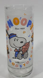 Very Rare 1965 Rare Snoopy Woodstock Peanuts Charlie Brown "Since 1950" 15th Anniversary Frosted Glass Cup