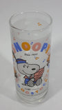 Very Rare 1965 Rare Snoopy Woodstock Peanuts Charlie Brown "Since 1950" 15th Anniversary Frosted Glass Cup