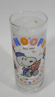 Very Rare 1965 Rare Snoopy Woodstock Peanuts Charlie Brown "Since 1950" 15th Anniversary Frosted Glass Cup