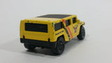 2003 Matchbox Car Shop Hummer H2 SUV Concept Yellow Die Cast Toy SUV Car Vehicle - Treasure Valley Antiques & Collectibles