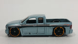 2015 Hot Wheels Showroom Then and Now Chevy Silverado Truck Blue Silver Die Cast Toy Car Vehicle