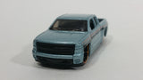 2015 Hot Wheels Showroom Then and Now Chevy Silverado Truck Blue Silver Die Cast Toy Car Vehicle