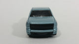 2015 Hot Wheels Showroom Then and Now Chevy Silverado Truck Blue Silver Die Cast Toy Car Vehicle