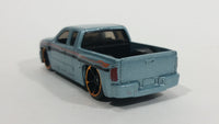 2015 Hot Wheels Showroom Then and Now Chevy Silverado Truck Blue Silver Die Cast Toy Car Vehicle