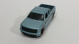 2015 Hot Wheels Showroom Then and Now Chevy Silverado Truck Blue Silver Die Cast Toy Car Vehicle