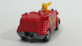 2004 Matchbox Airport Fire Tanker Truck Red Die Cast Toy Car Emergency Vehicle - Treasure Valley Antiques & Collectibles