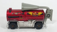 HTF 2004 Matchbox Fire Patrol Fire Extinguisher Dark Red Maroon Die Cast Toy Car Vehicle