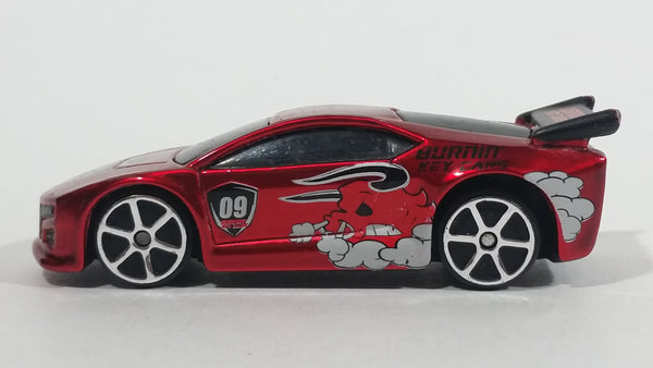 Maisto Street Speeders Burnin' Key Cars Red 09 Bull Taurus Die Cast Toy Car Vehicle - Treasure Valley Antiques & Collectibles