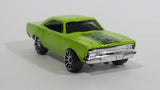 2006 Hot Wheels Motown Metal '70 Roadrunner Lime Green Die Cast Toy Muscle Car Vehicle