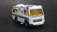 1999 Matchbox Wilderness Adventure Series 12 Truck Camper White Die Cast Toy Car Recreational Vehicle RV with Opening Side Door - Treasure Valley Antiques & Collectibles