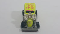 1990 Hot Wheels Super California Customs '32 Ford Vicky Cool Duel Bright Yellow Die Cast Toy Hot Rod Car Vehicle