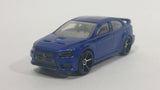 2008 Hot Wheels 2008 Lancer Evolution Blue Die Cast Toy Car Vehicle - Treasure Valley Antiques & Collectibles