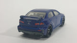 2008 Hot Wheels 2008 Lancer Evolution Blue Die Cast Toy Car Vehicle - Treasure Valley Antiques & Collectibles