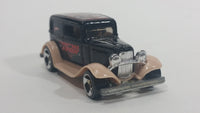 2002 Hot Wheels Wild Frontier '32 Ford Delivery Truck Black Die Cast Toy Car Vehicle Base Error Made in 198