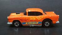 2001 Hot Wheels Final Run Color Racers '55 Chevy Orange Die Cast Toy Car Hot Rod Vehicle