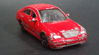 Motor Max Mercedes-Benz C Class Red No. 6066 Die Cast Toy Luxury Car Vehicle - Treasure Valley Antiques & Collectibles