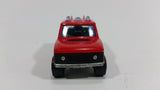 1980s Majorette Range Rover Fire Dept. District 3 Red No. 246 1/60 Scale Die Cast Toy Car Emergency Vehicle w/ Hitch