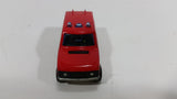 1980s Majorette Range Rover Fire Dept. District 3 Red No. 246 1/60 Scale Die Cast Toy Car Emergency Vehicle w/ Hitch