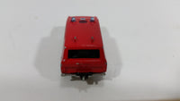 1980s Majorette Range Rover Fire Dept. District 3 Red No. 246 1/60 Scale Die Cast Toy Car Emergency Vehicle w/ Hitch - Treasure Valley Antiques & Collectibles